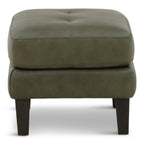 Gianna Leather Ottoman - Indoor