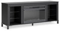 Cayberry 60 TV Stand with Electric Fireplace - Indoor