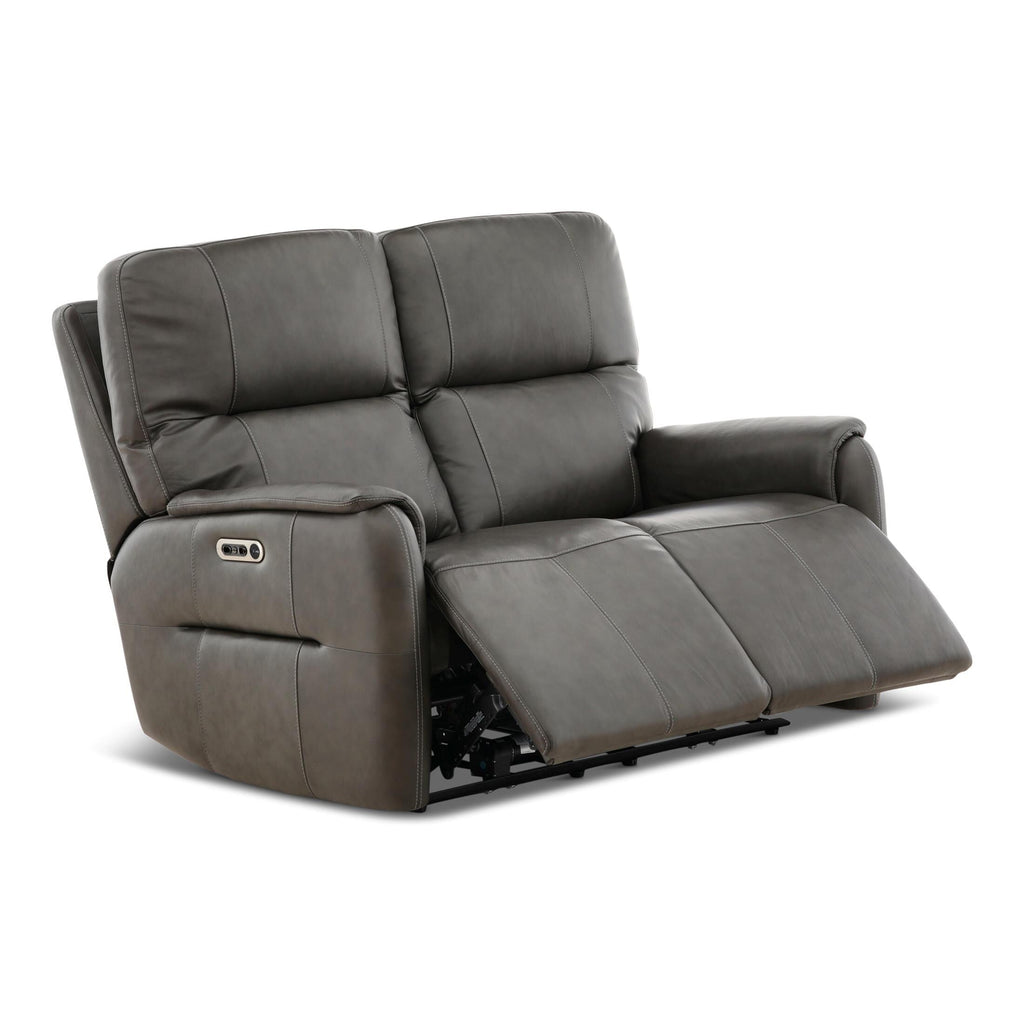 Walker Leather Power Reclining Loveseat - Indoor