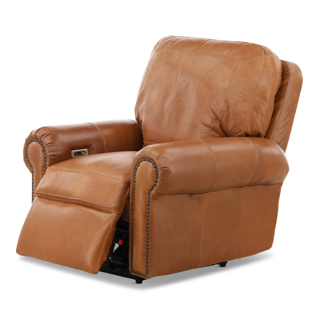 Park Avenue Leather Power Recliner