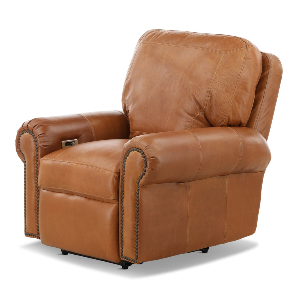 Park Avenue Leather Power Recliner