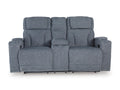 Forest Lake Power Reclining Console Loveseat - Fabric