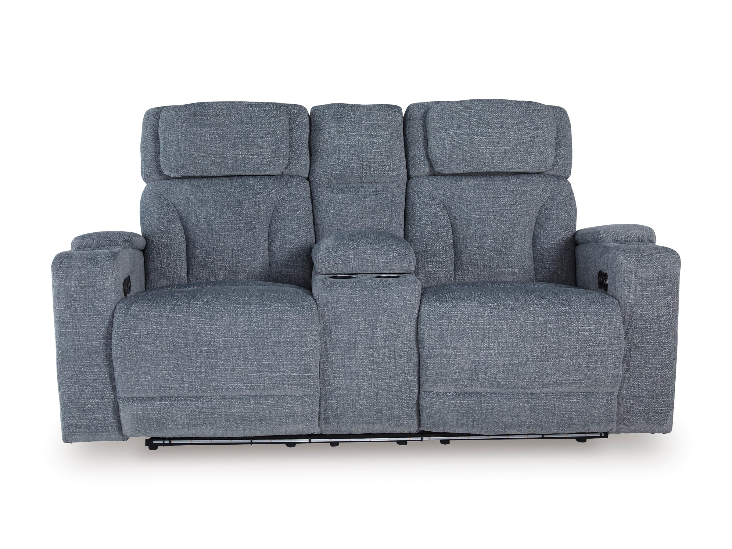 Forest Lake Power Reclining Console Loveseat - Fabric