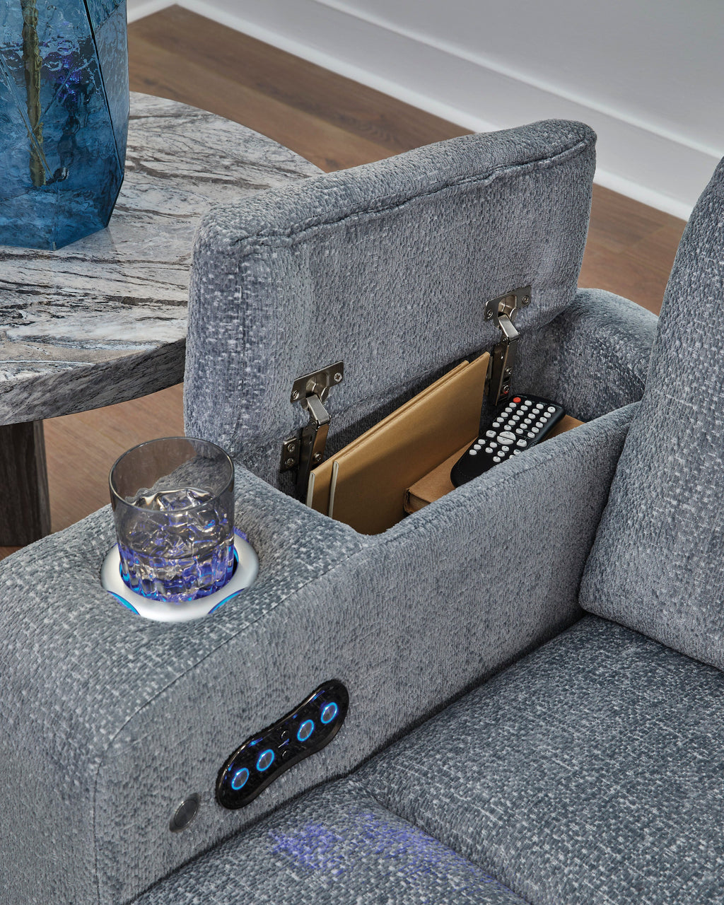 Forest Lake Power Recliner - Fabric