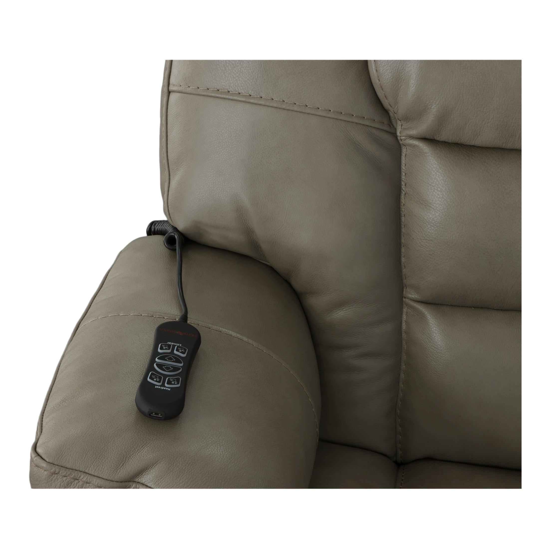 Cameron Leather Power Recliner - Reclining