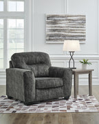 Lonoke Oversized Chair - Gunmetal