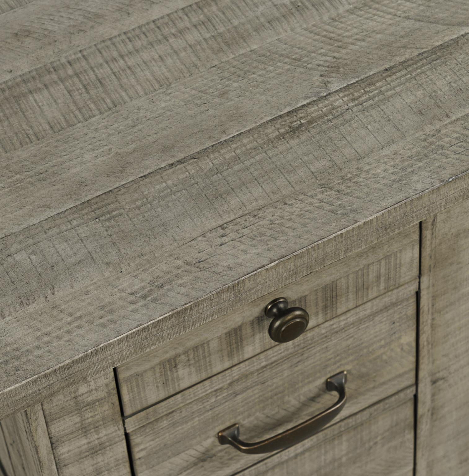 Driftwood Power Chairside End Table - Indoor