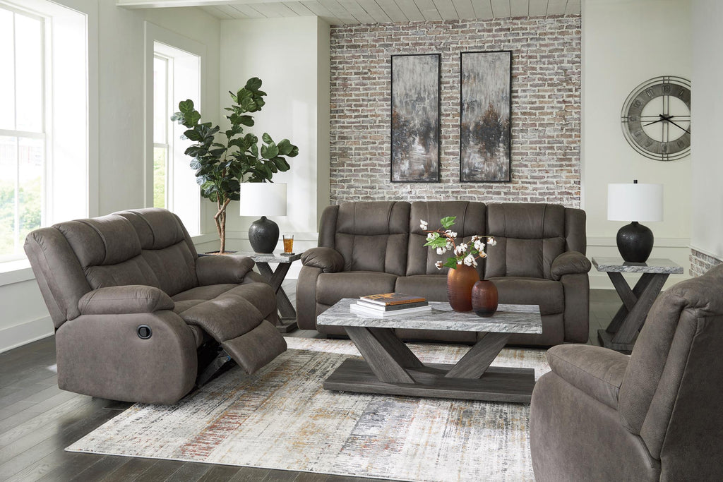 First Base Reclining Sofa - Fabric
