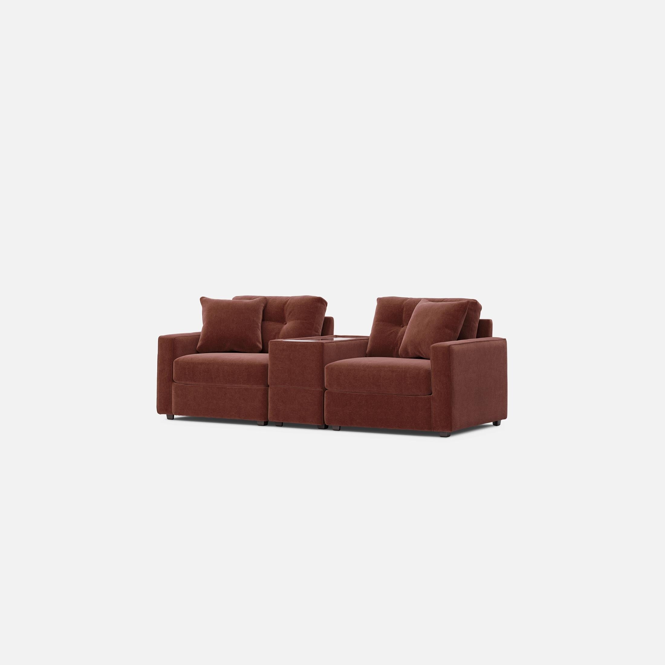 Modular One 3-Piece Console Loveseat