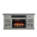 Christina 63 TV Stand with Electronic Fireplace - Indoor