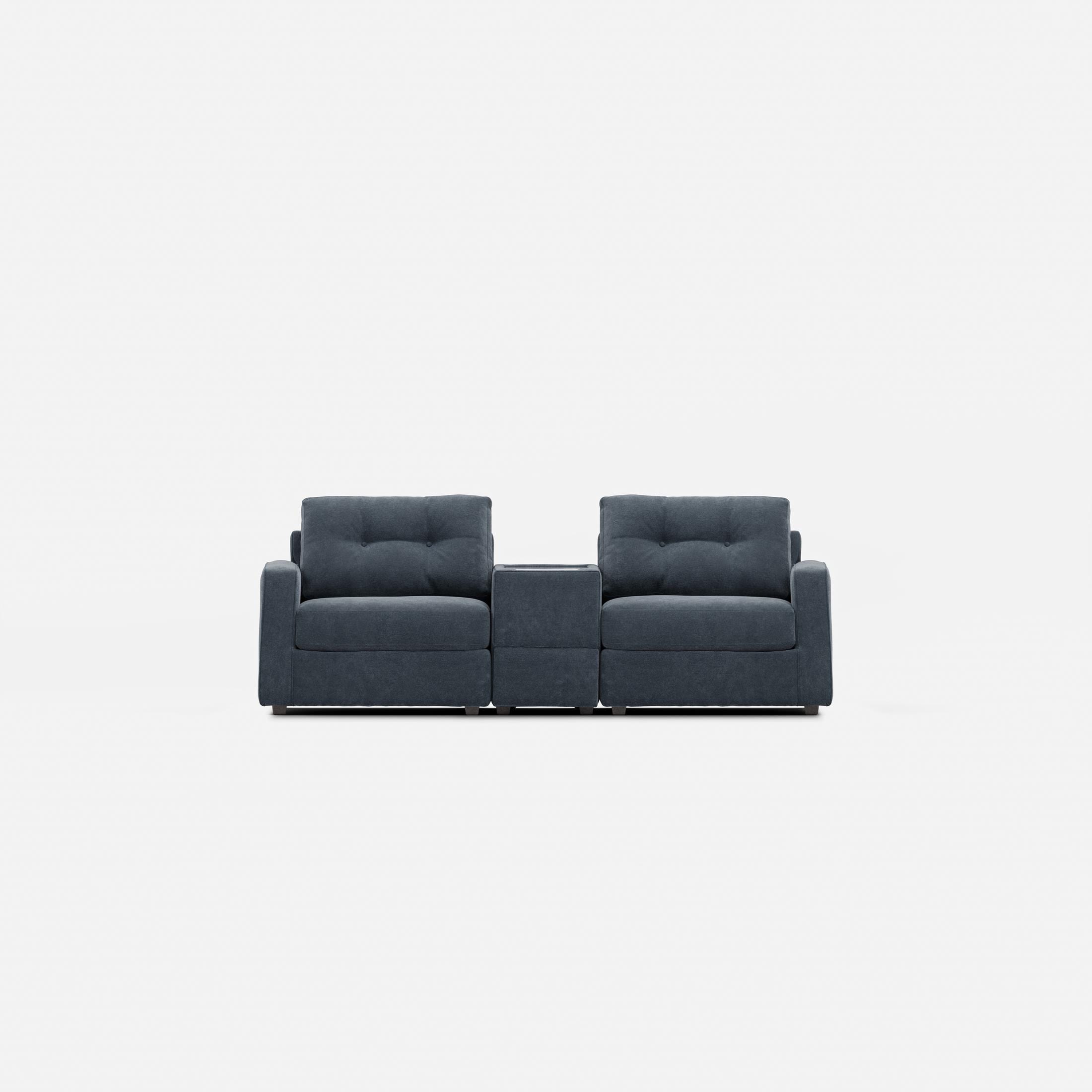 Modular 3-Piece Console Loveseat