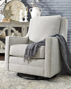 Kambria Swivel Glider Accent Chair - Fabric