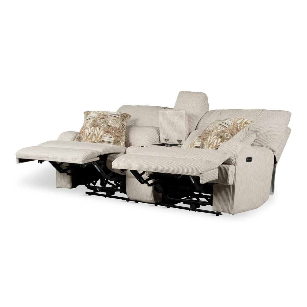 Conway Power Loveseat with Console - Fabric