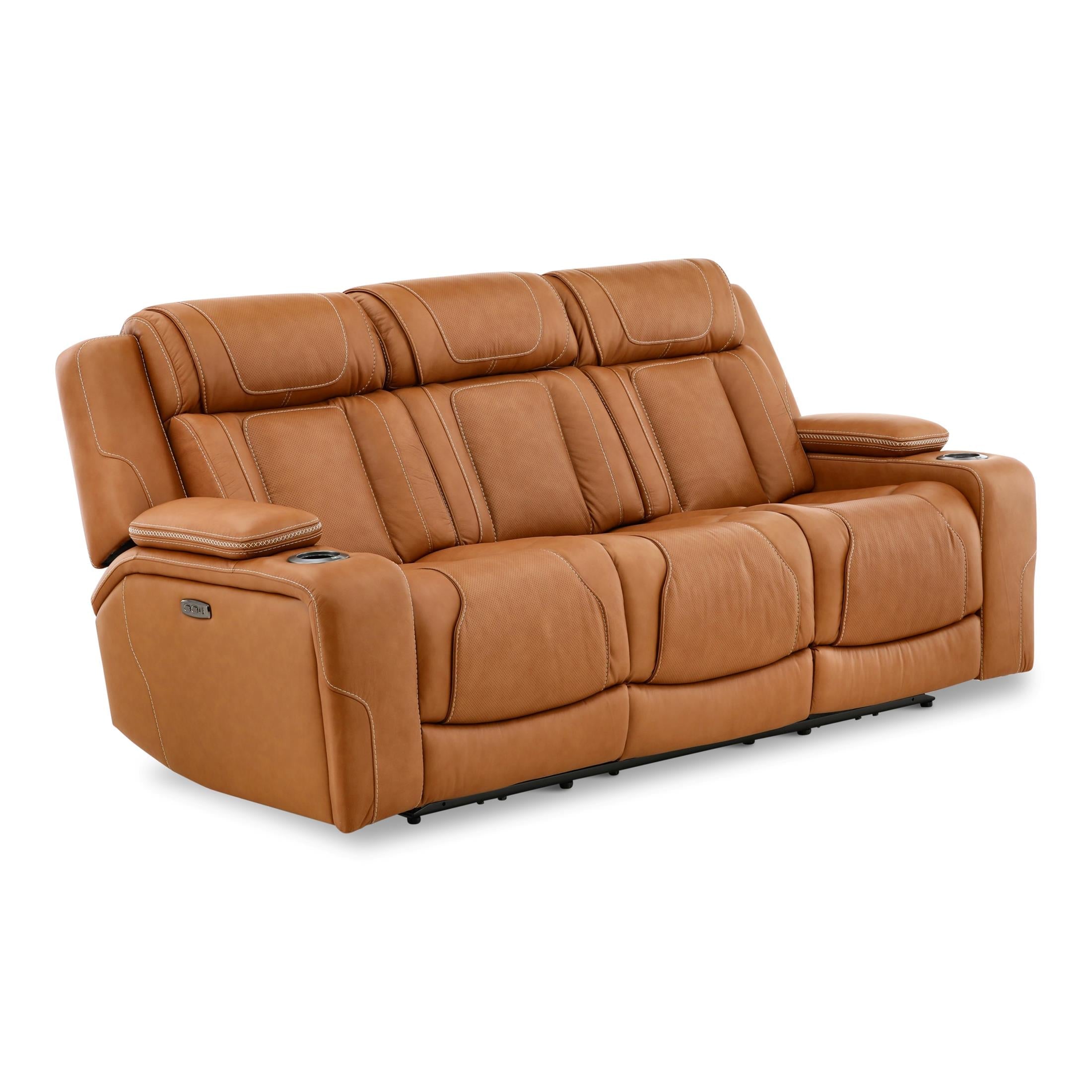 Denver Power Reclining Sofa - Leather