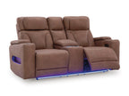 Point Clear Power Reclining Console Loveseat