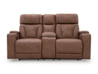 Point Clear Power Reclining Console Loveseat