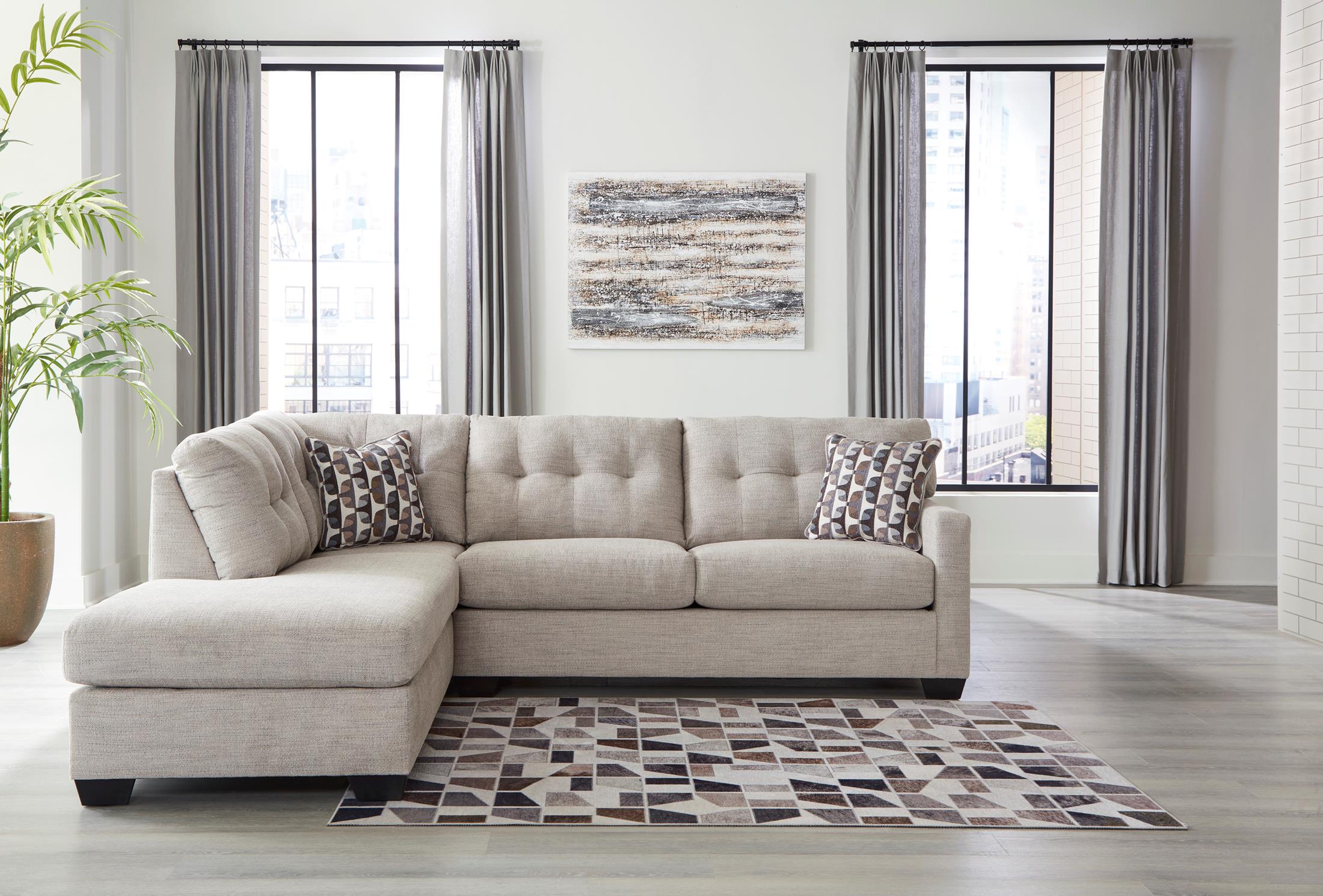 Mahoney 2-Piece Sectional with Chaise - Left-Facing