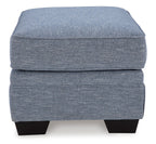 Carissa Manor Ottoman - Fabric