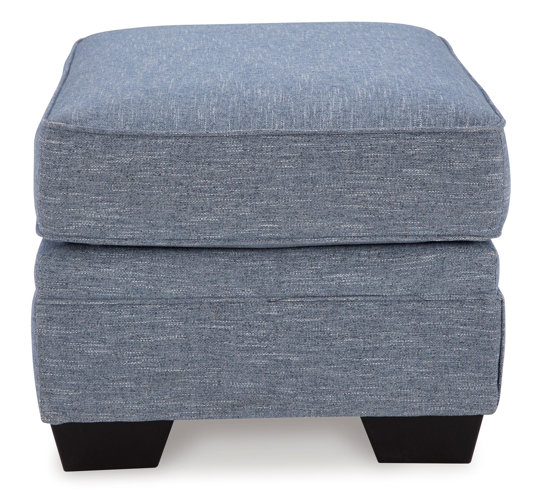 Carissa Manor Ottoman - Fabric