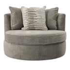 Daxton Swivel Chair - Fabric