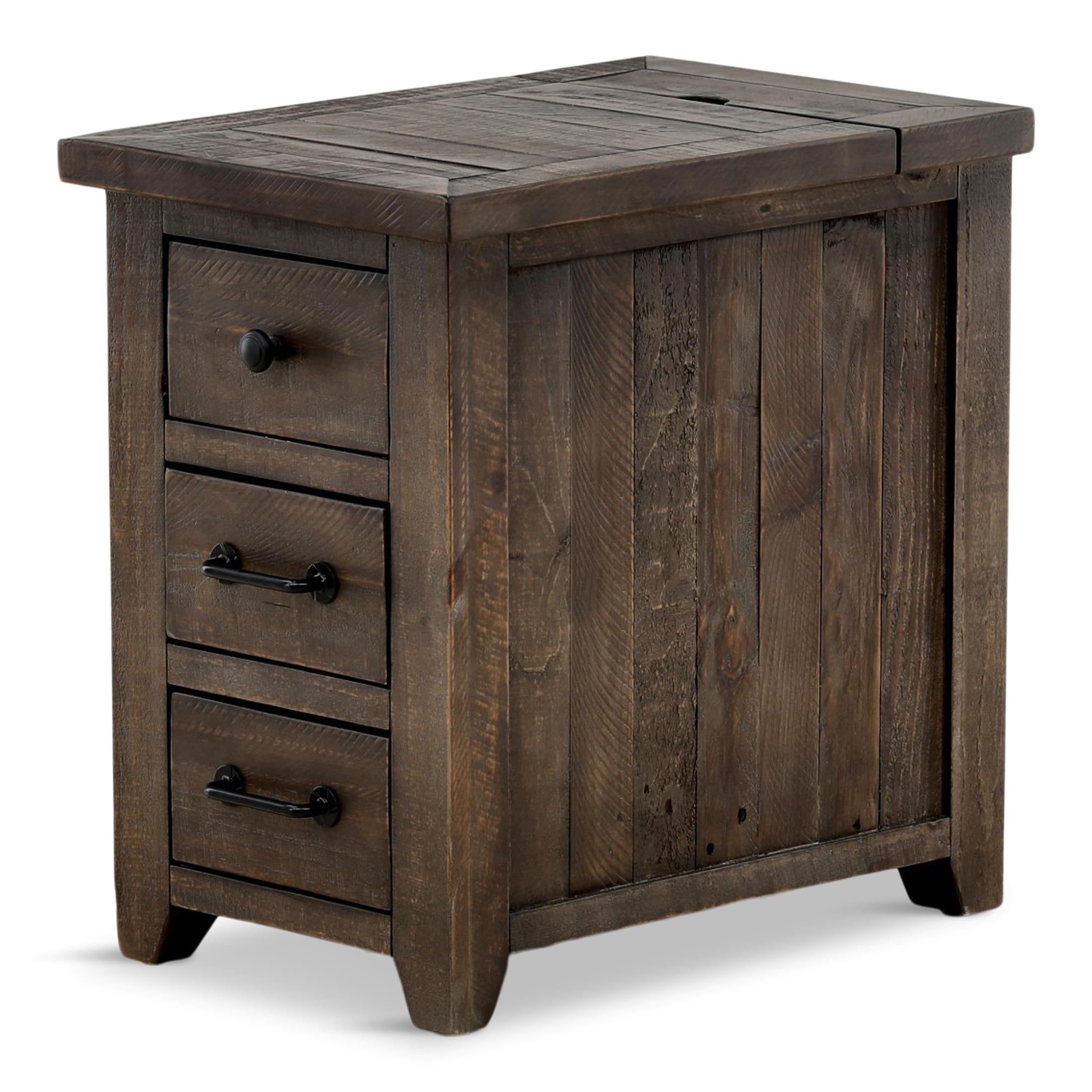 Beckett Chairside Table with Power - End Table