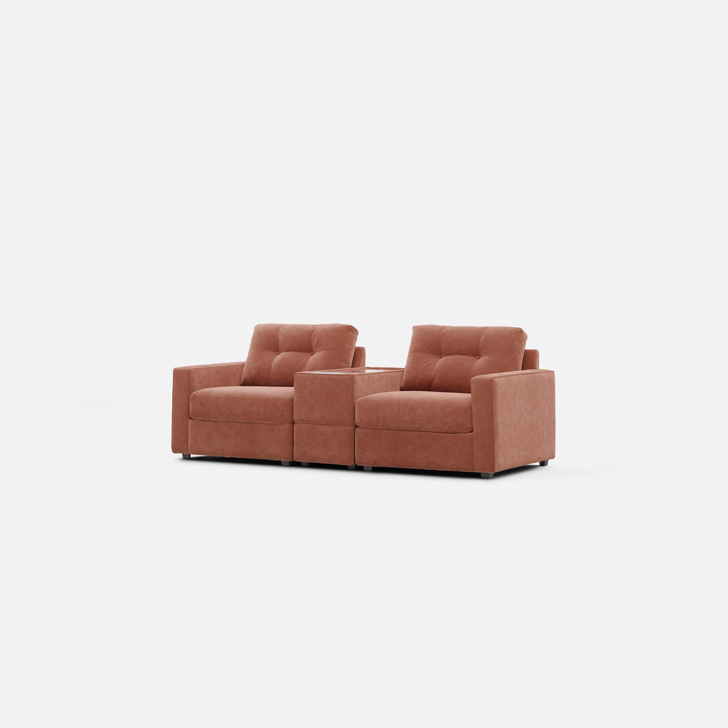 Modular 3-Piece Console Loveseat