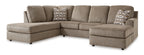 O'Phannon 2-Piece Left-Facing Sectional with Chaise - Putty