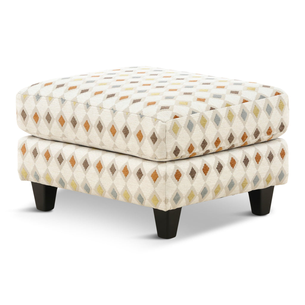 Ginger Accent Ottoman - Indoor