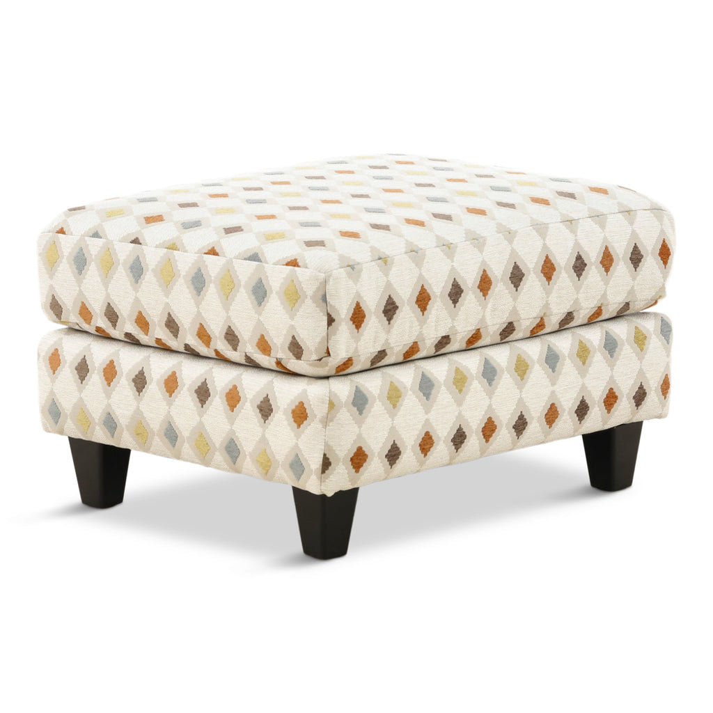 Ginger Accent Ottoman - Indoor