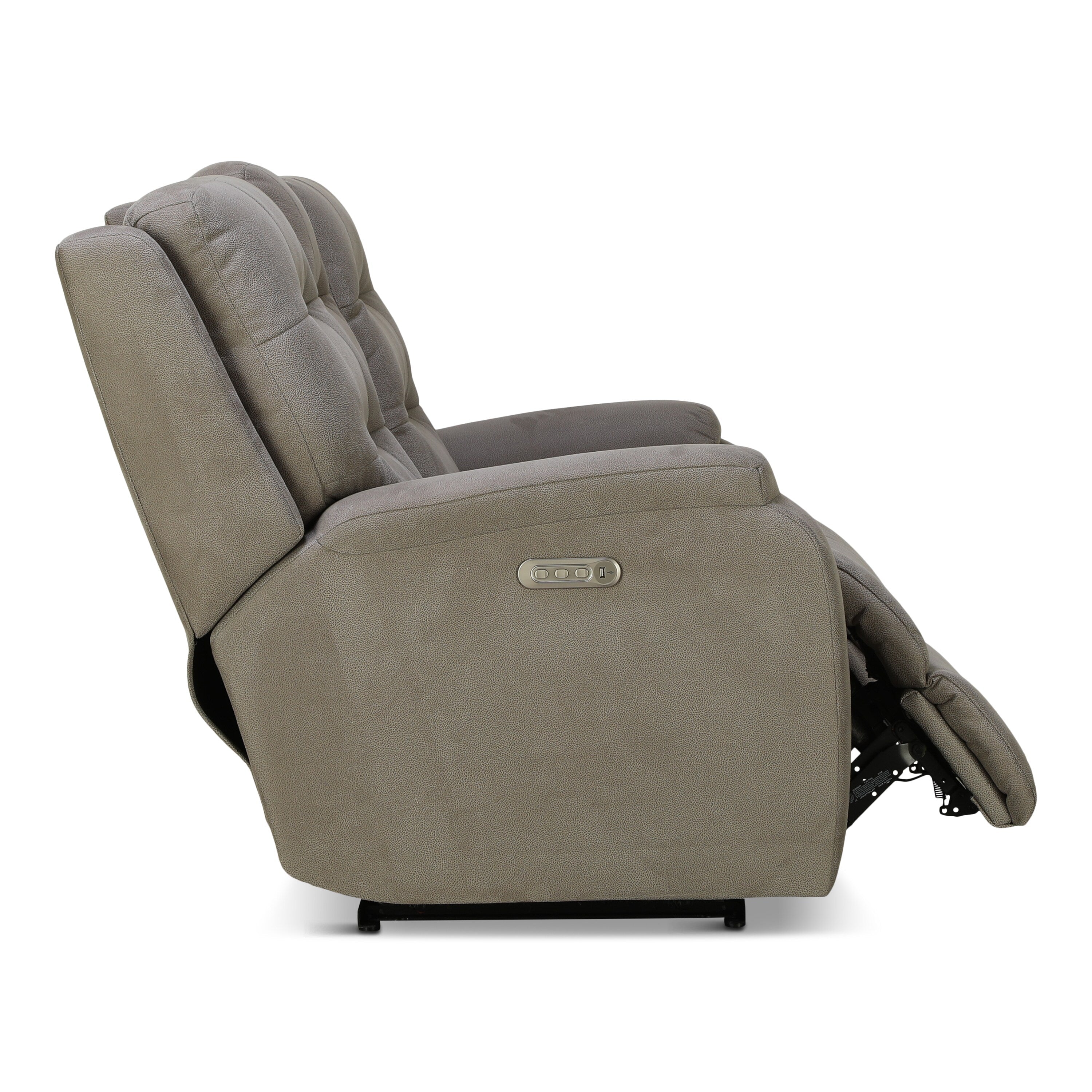 Darby Power Reclining Loveseat with Console - Fabric