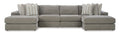 Avaliyah 4-Piece Double Chaise Sectional - Set