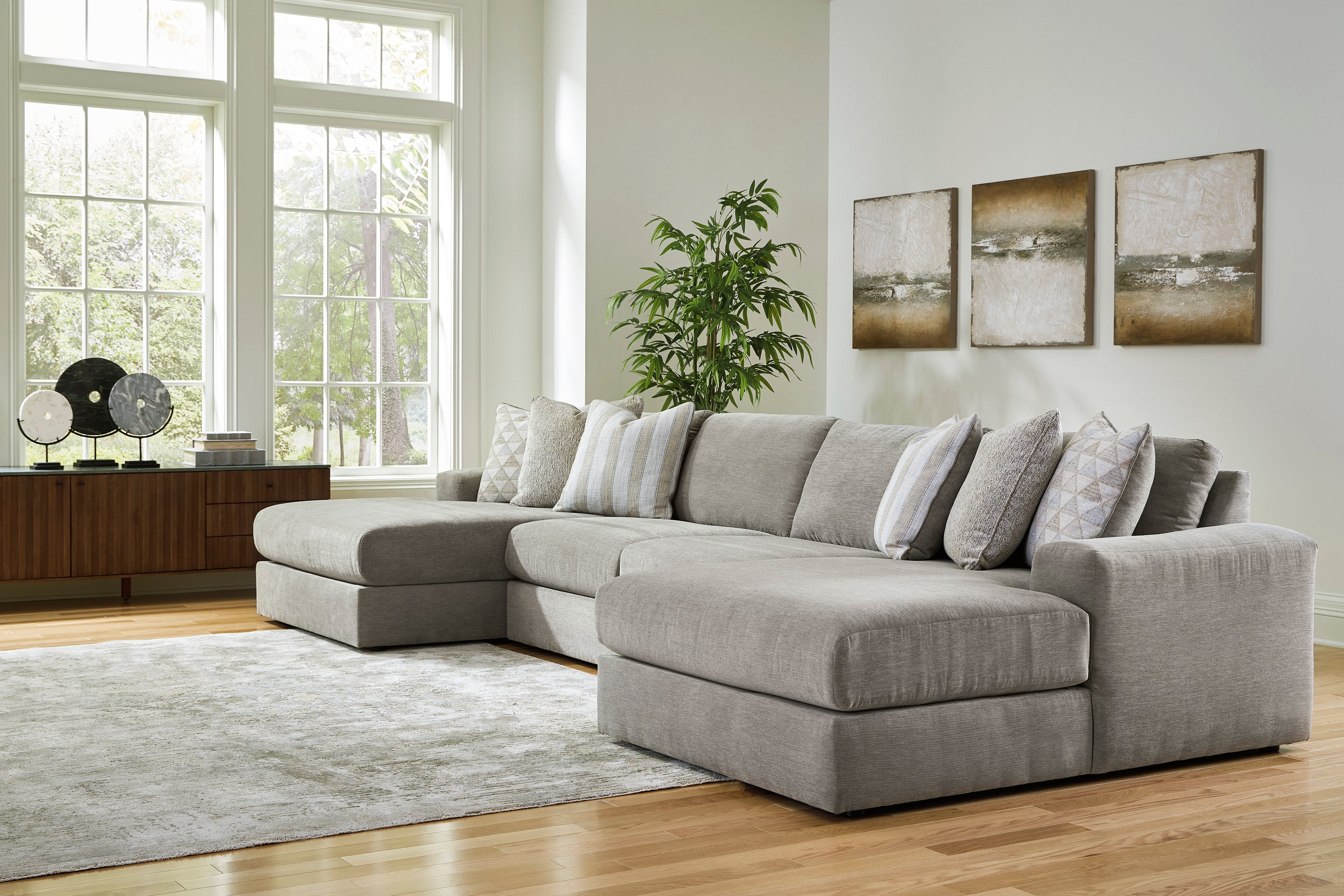 Avaliyah 4-Piece Double Chaise Sectional - Set
