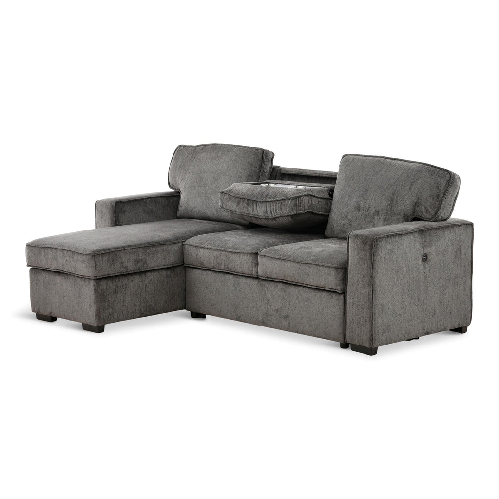 Amir 2-Piece Sectional with Sofa Bed - Set
