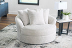 Snodoodle Oversized Swivel Accent Chair
