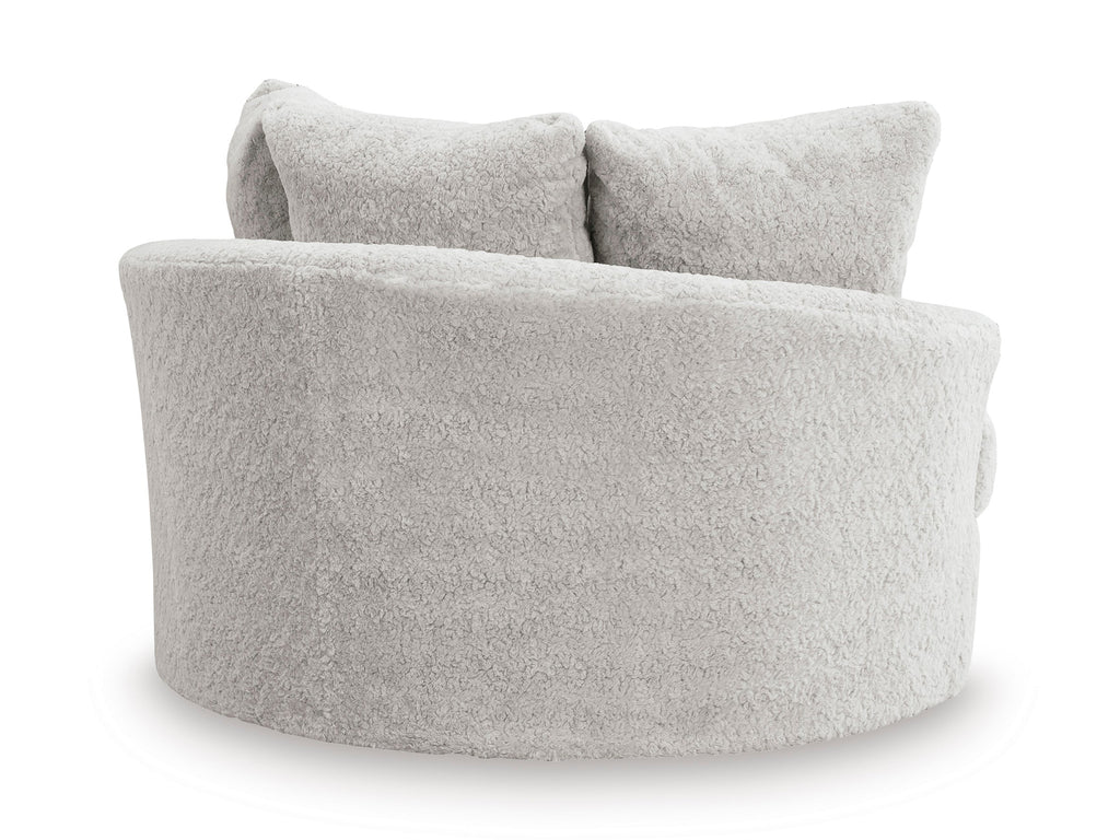 Snodoodle Oversized Swivel Accent Chair