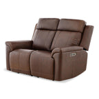 Adrian Leather Power Reclining Loveseat - Indoor