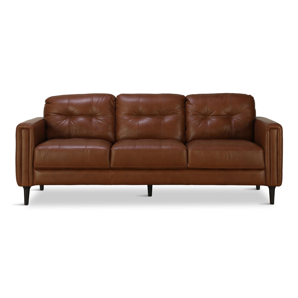 Alaric Leather Sofa - Indoor