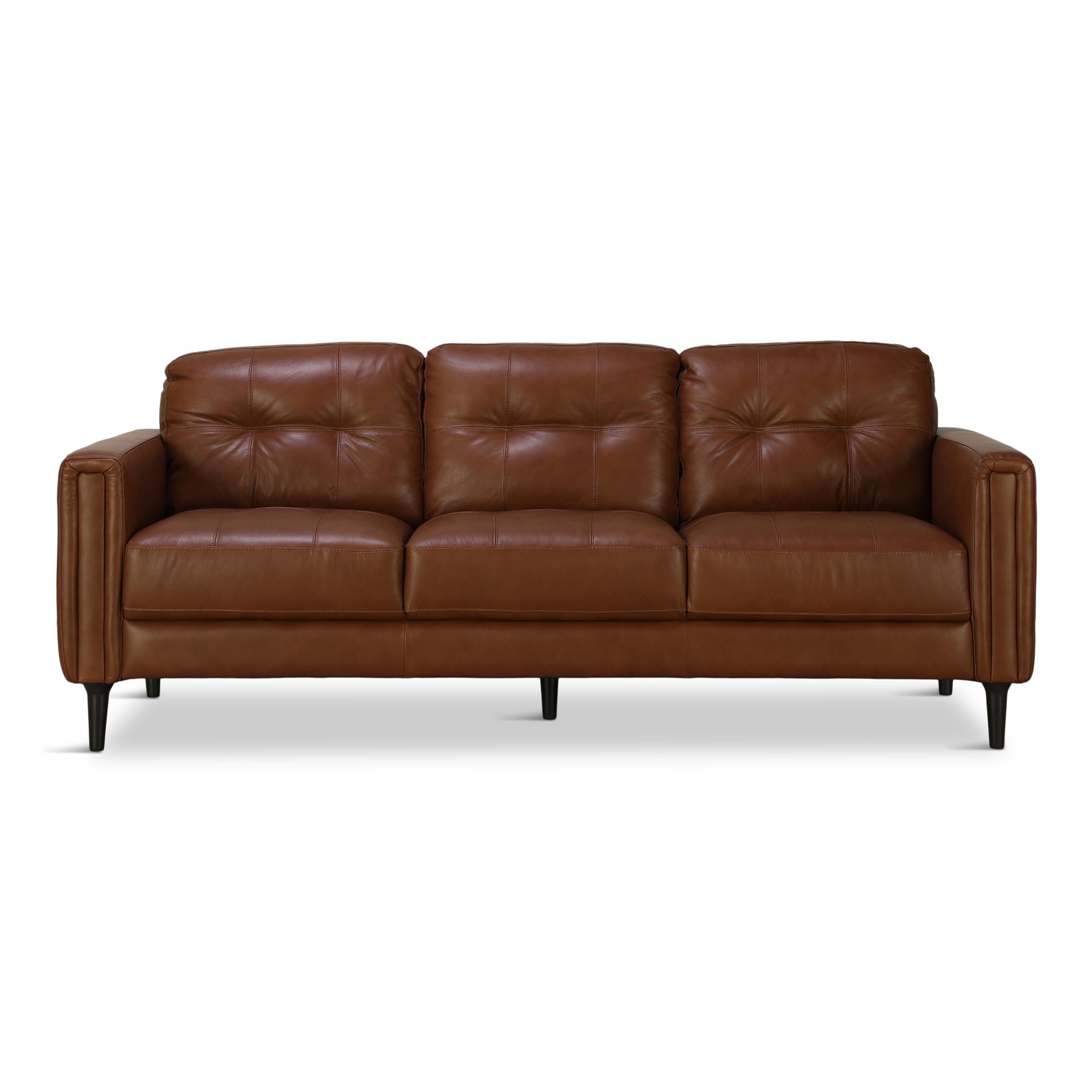Alaric Leather Sofa - Indoor
