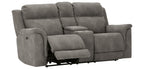 Next-Gen DuraPella Power Reclining Loveseat with Console - Fabric