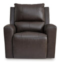 Boxmere Leather Power Rocker Recliner - Fabric