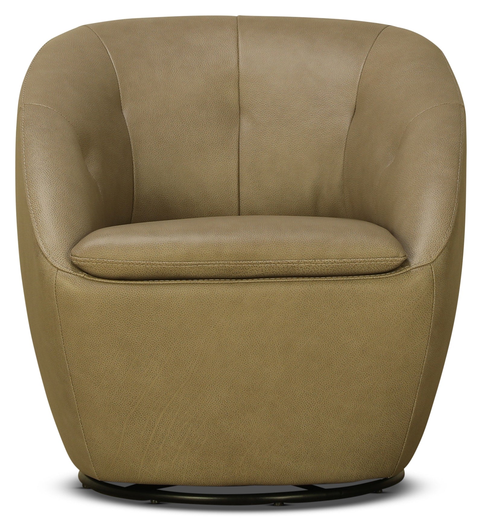 Owen Swivel Chair - Leather