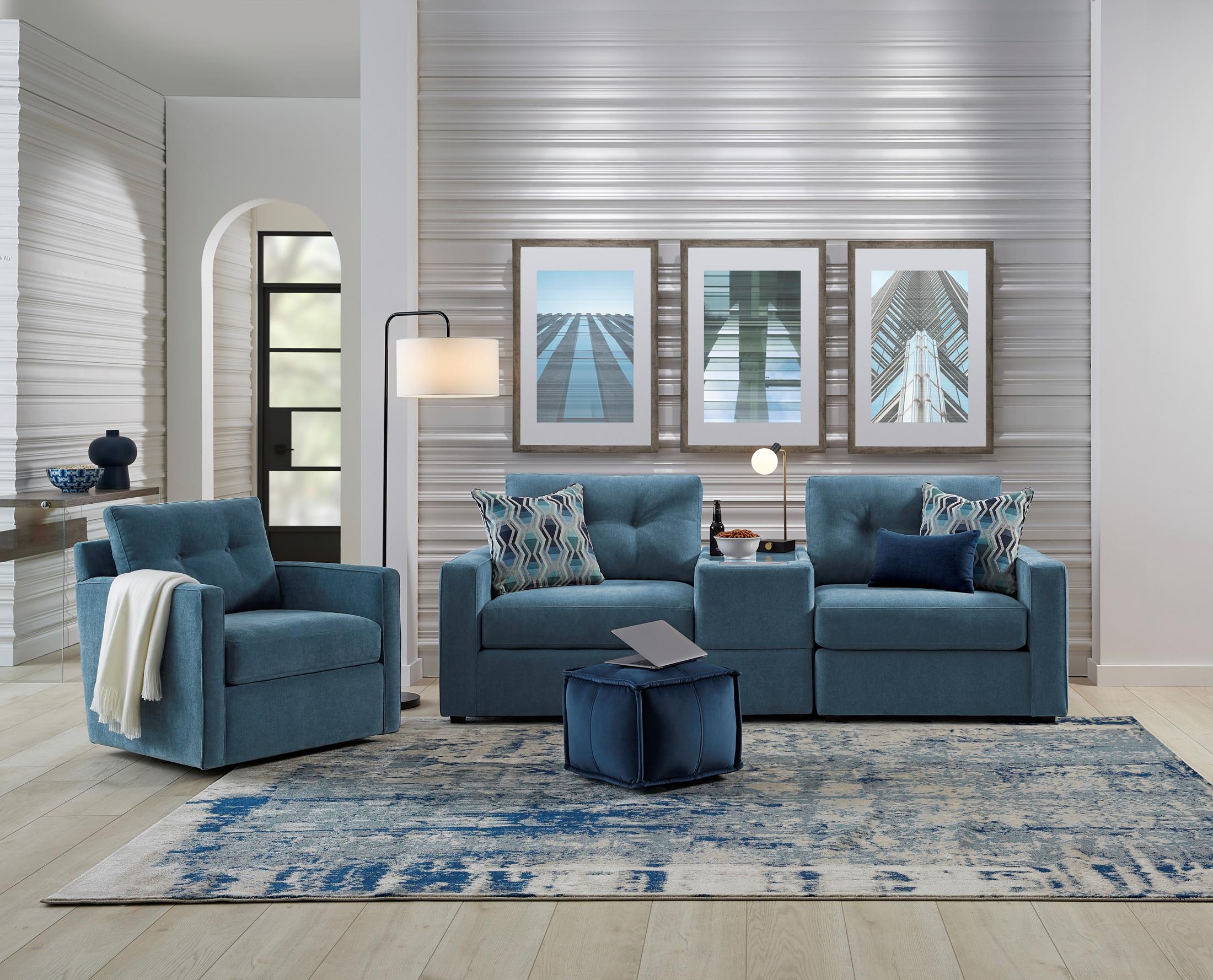 Modular 3-Piece Console Loveseat