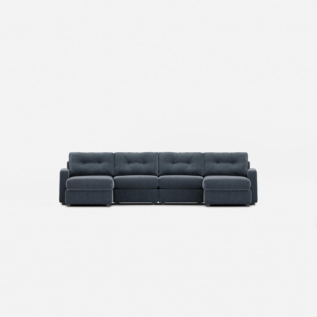 Modular One 4-Piece Sectional with Dual Chaise