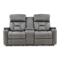 Fowler Power Console Loveseat - Fabric