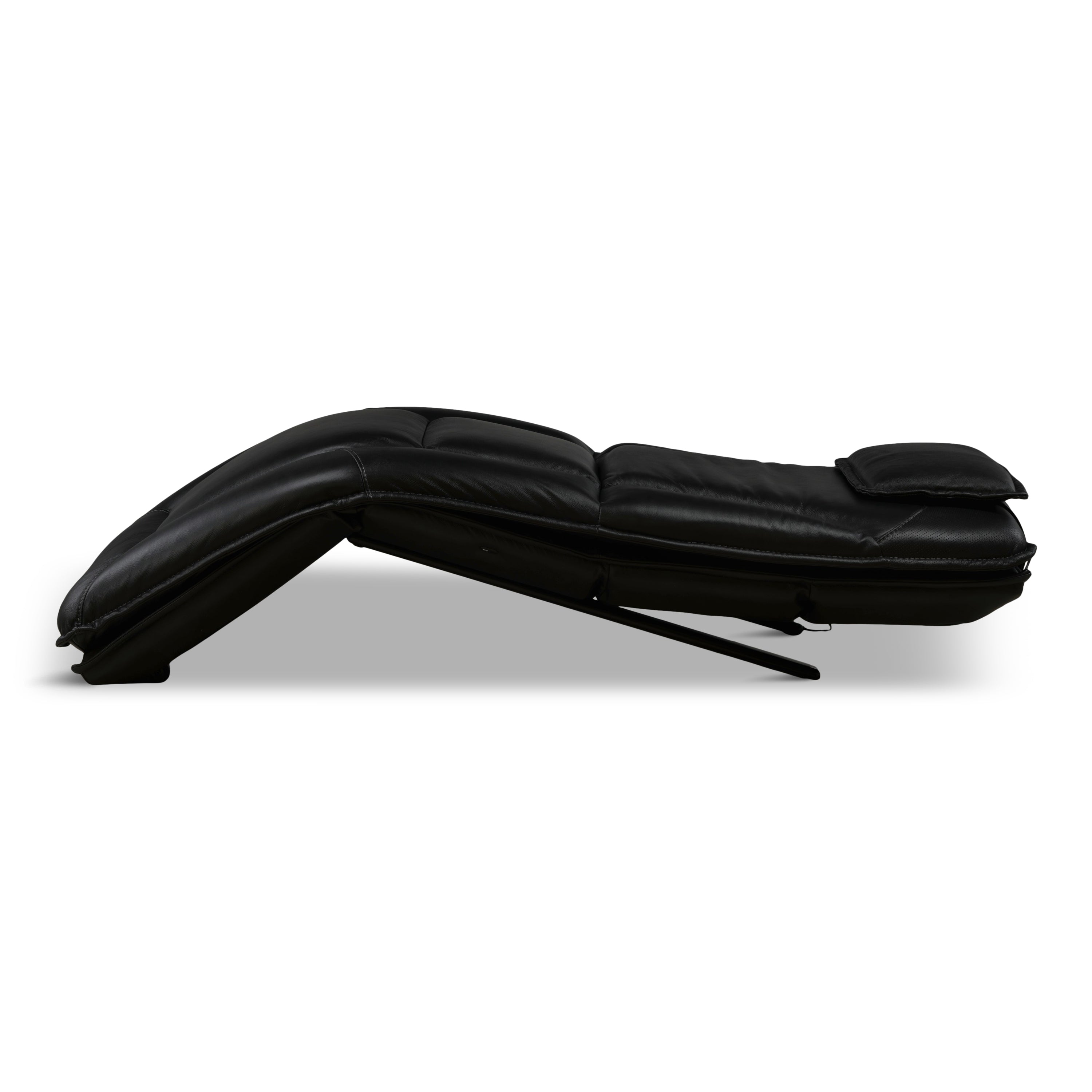 Infinity Lounger Leather Power Reclining Chaise with Audio - Decor