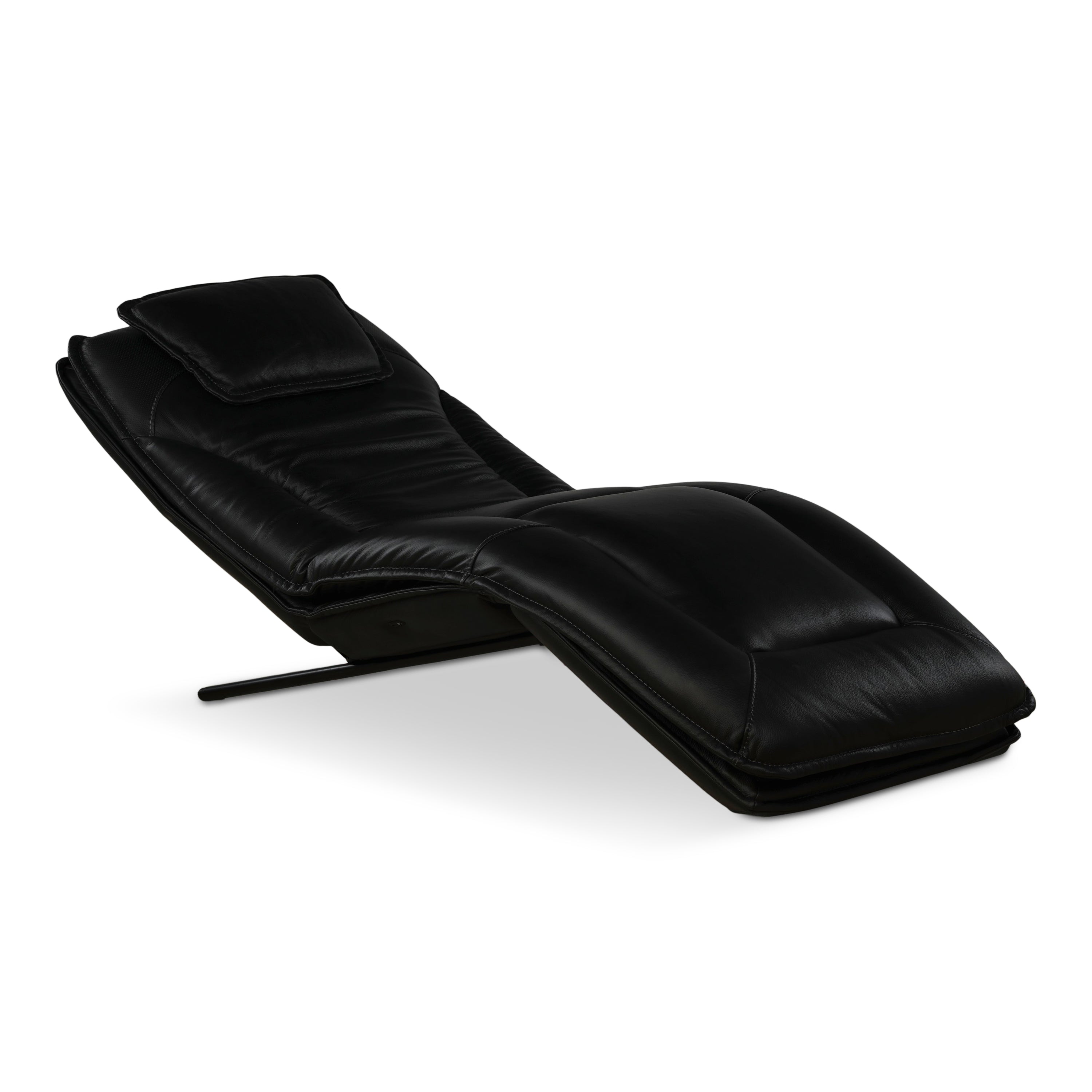 Infinity Lounger Leather Power Reclining Chaise with Audio - Decor