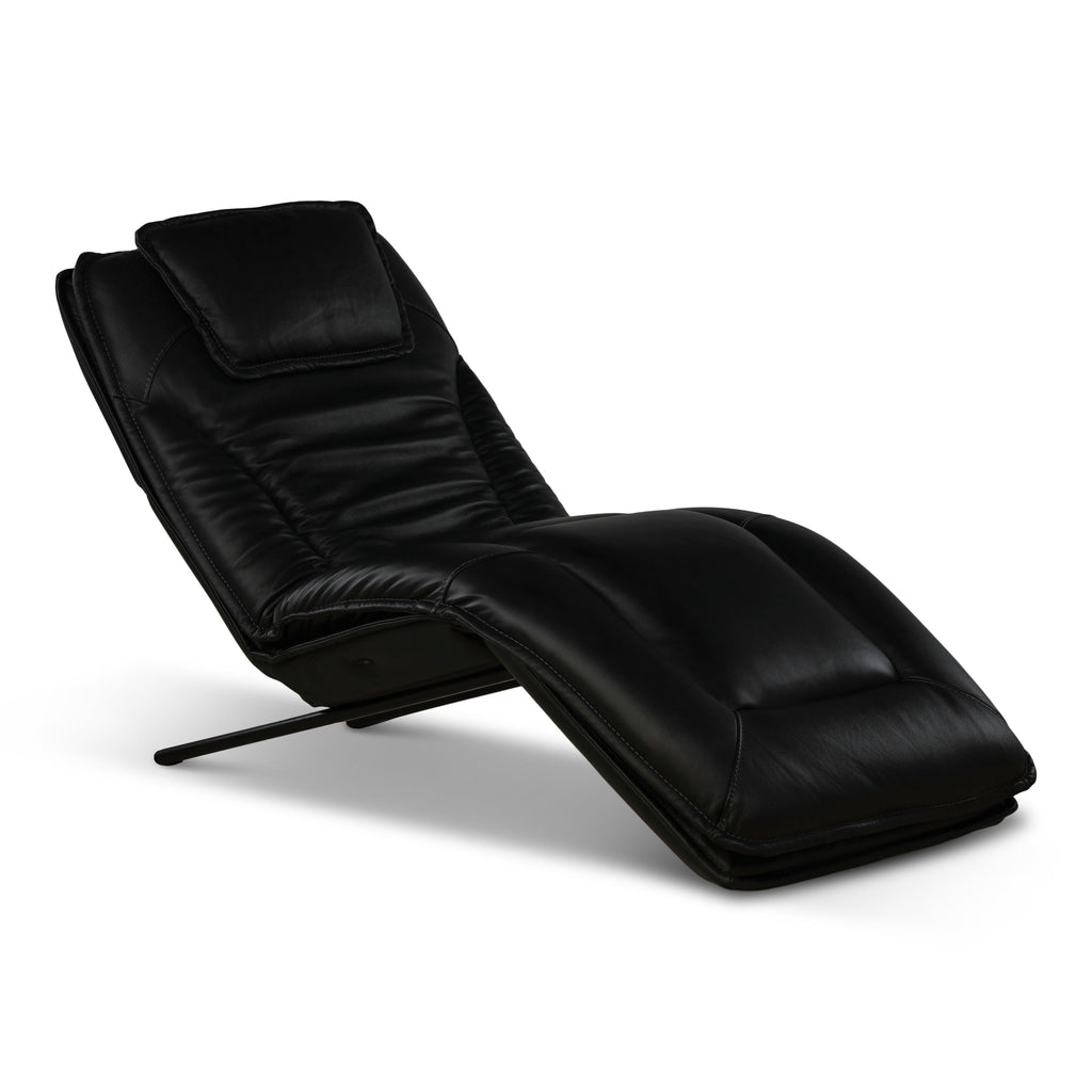 Infinity Lounger Leather Power Reclining Chaise with Audio - Decor