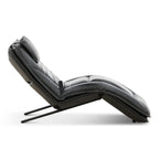 Infinity Lounger Leather Power Reclining Chaise with Audio - Decor