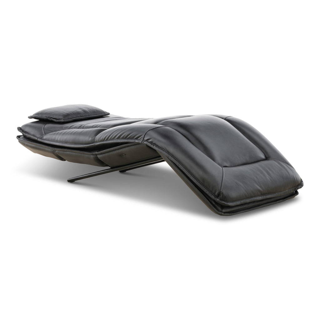 Infinity Lounger Leather Power Reclining Chaise with Audio - Decor