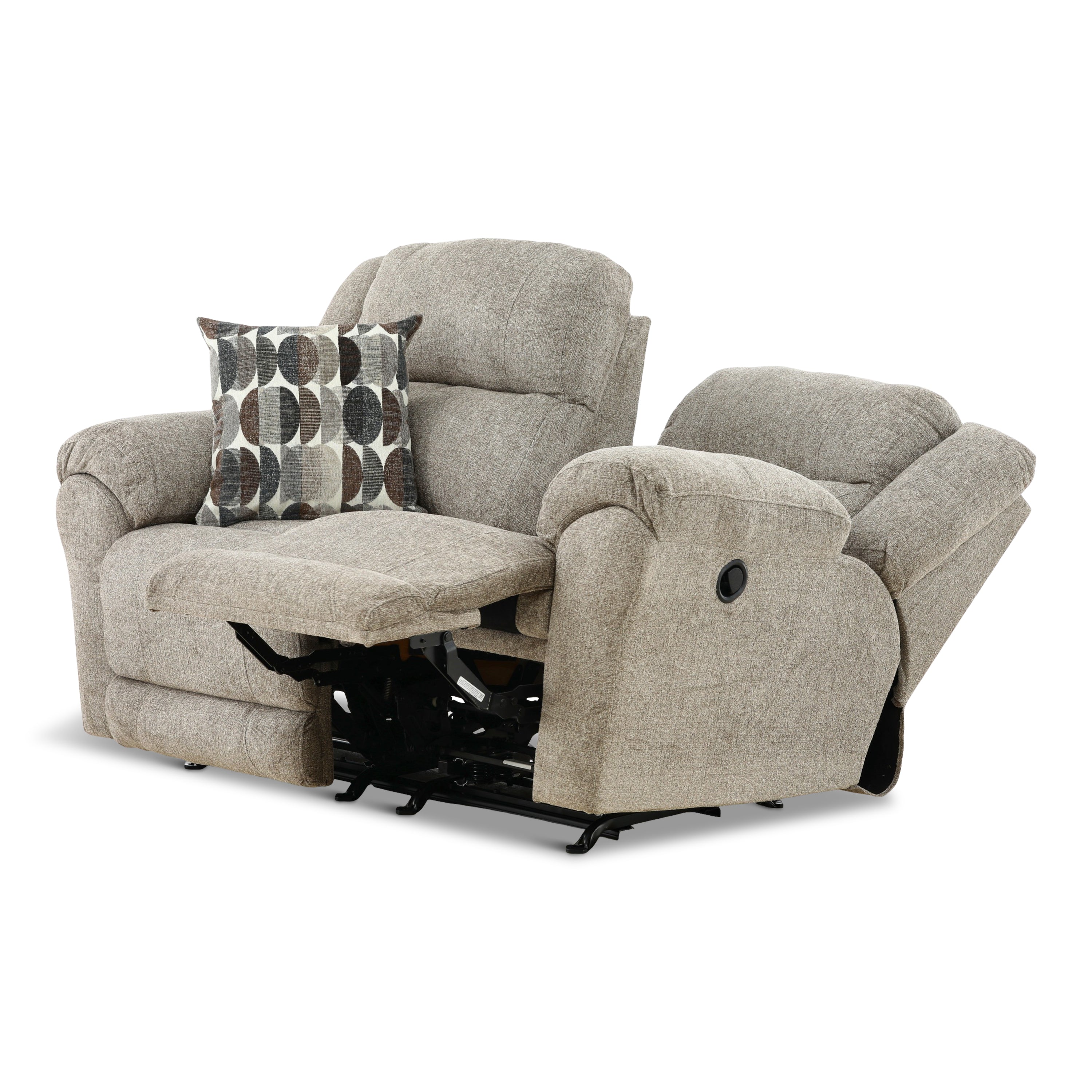 Peppar Rocking Reclining Loveseat - Indoor